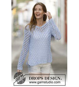 Trui gemaakt van Drops Cotton Light