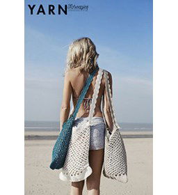 Tas Net Bags gemaakt van Scheepjes Linen soft