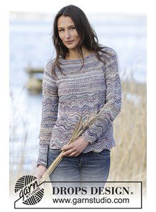 Trui met golvenpatroon