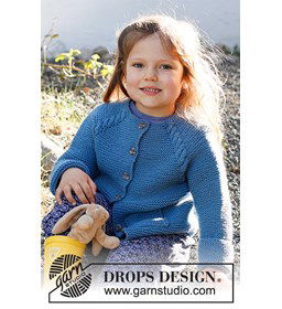 Kindervest gemaakt van Drops Merino extra fine