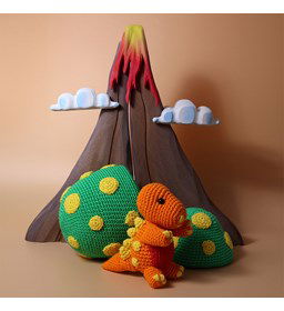 Sem de stegosaurus jong  gemaakt van Durable Coral