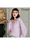 Haakpatroon Radiant blush Tunic van andere kant