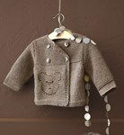 Breipatroon Babyvest met beertje