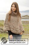 Breipatroon Gebreide poncho