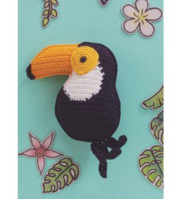 Tommy de Toekan gemaakt van Scheepjes Catona 25 en 10 gram