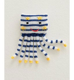 Inktvis knuffel gemaakt van Phildar Phil Coton 3