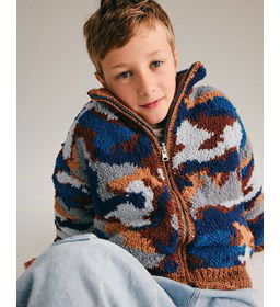 Camouflage vest gemaakt van Rits deelbaar