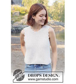 Scallop Bliss Top gemaakt van Drops Safran