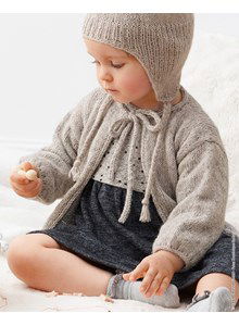 Babyvestje met koordsluiting bij de hals