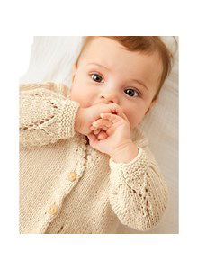 Babyvestje met lang de V-hals muizentandjes 