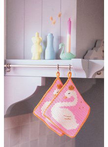 Pannenlap met koninklijke zwaan