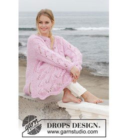 Trui gemaakt van Drops Brushed Alpaca Silk