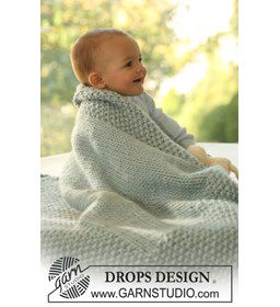 Deken gemaakt van Drops Snow - Eskimo