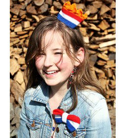 Kroon gemaakt van Scheepjes Catona 25 en 10 gram