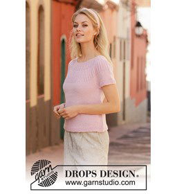 Top gemaakt van DROPS Flora