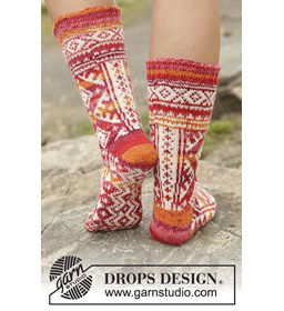 Sokken gemaakt van Breinaalden zonder knop