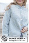 Breipatroon Frozen Waves Cardigan van andere kant