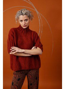 Damestrui Laure met col en korte mouw