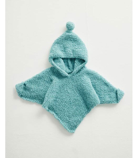 Breipatroon Baby poncho Benjamin