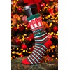 kerstsokken Candy Canes gemaakt van Lang Yarns Jawoll
