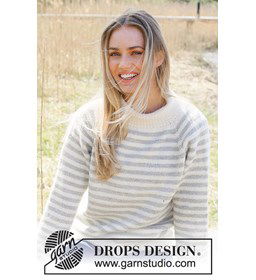 Damestrui met strepen gemaakt van Drops Karisma