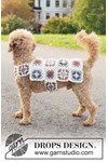 Breipatroon Gehaakte hondentrui van oma-vierkanten in merinowol van andere kant