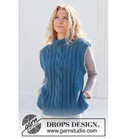 Damesspencer gemaakt van Drops Kid Silk