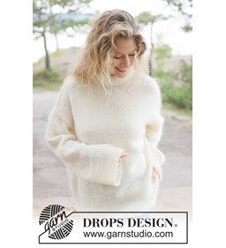 Winter Meringue Sweater gemaakt van Drops Nord