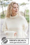 Breipatroon Winter Meringue Sweater van andere kant