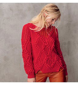 Trui gemaakt van Phildar Phil Irlandais