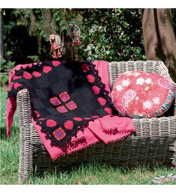 Deken gemaakt van Lang Yarns Merino 120 en 120 Color