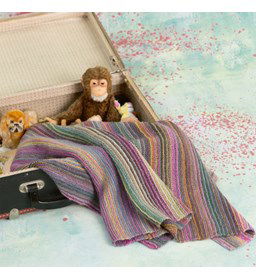 Deken gemaakt van Lang Yarns Mille colori baby