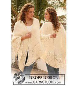 Omslagdoek met kantpatroon