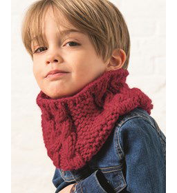 Kinder sjaal gemaakt van Phildar Phil Rapido