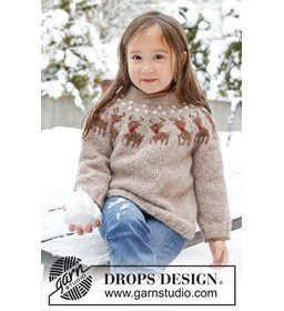 Rudolph's Parade Trui gemaakt van Drops Air