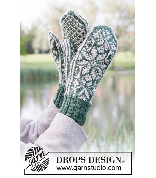 Breipatroon Warme Noorse wanten