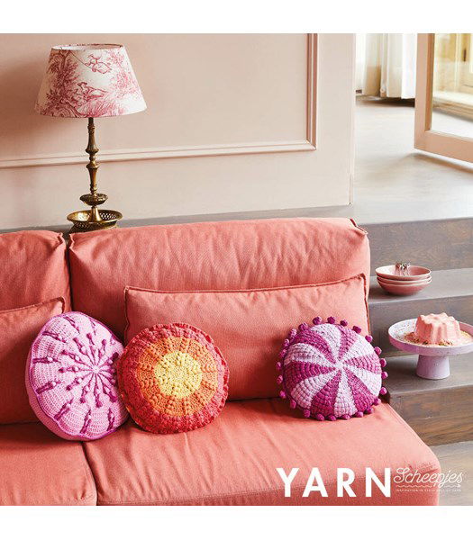 Haakpatroon Kussens Bonbon Cushions