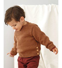 Kindertrui gemaakt van Phildar Phil Ecolaine