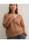 Breipatroon Luxe mohair trui van andere kant