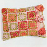 Haakpatroon Voorjaarskussen met granny squares
