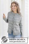 Breipatroon Moon Phase Cardigan van andere kant