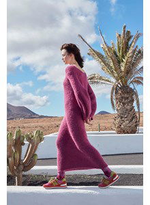 Enkellange damesjurk