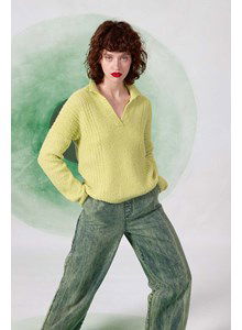 Damestrui met kraagje