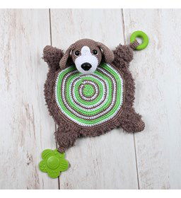 Speeldoekje hond met geluiden gemaakt van Durable Teddy