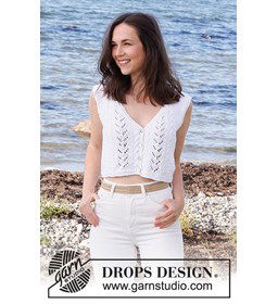 Damestop gemaakt van Drops Cotton Light