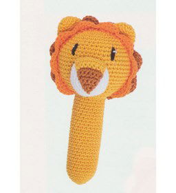 Leeuw gemaakt van Scheepjes Catona 25 en 10 gram