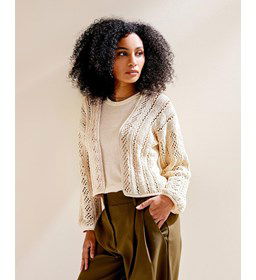 Kort vest in ajourpatroon