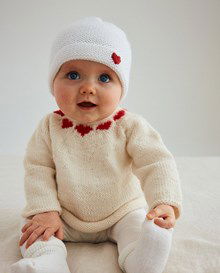 Babytruitje met hartjes