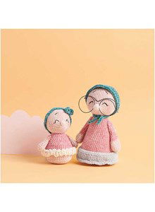 Pop oma met kleinkind