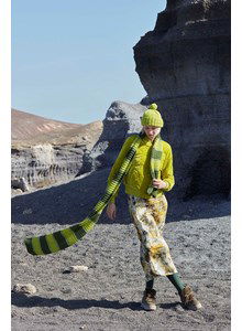 Sjaal Greenovation met streeppatroon